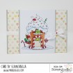 TEENY TINY TOWNIE GINGERBREAD HOUSE RUBBER STAMP